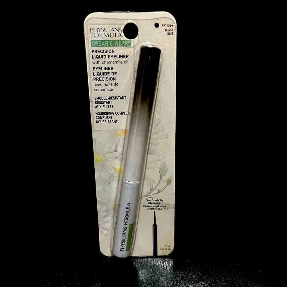 Physicians Formula Organic Wear Precision Liquid Eyeliner Black/Noir 0.09 Fl oz